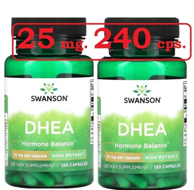 * DHE A-25mg SWANSON 2x120= 240 cáps BIENESTAR EN GENERAL ANTIEDAD Envío 24h.