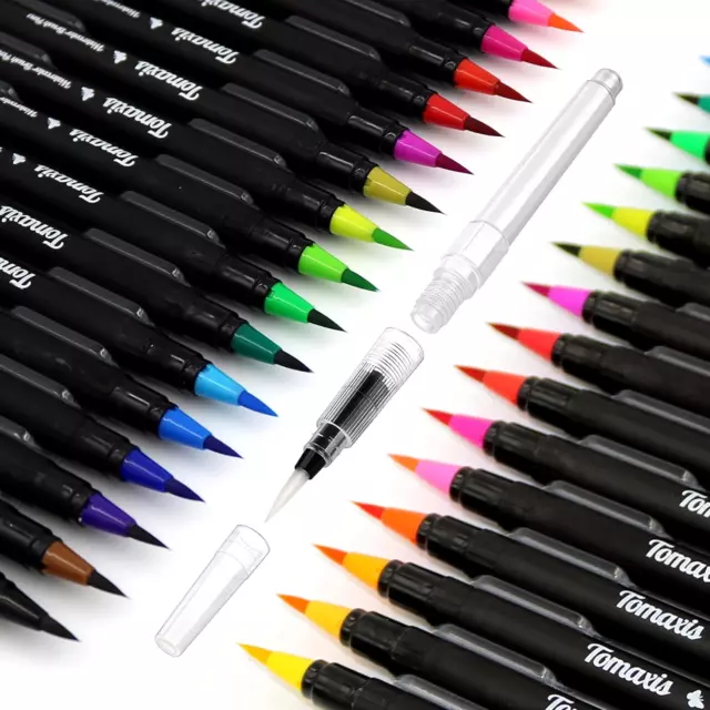 Pinselstift-Set Aquarellpinsel Brush Pen Wassеrtankpinsеl Stifte 20Er Pinselset 3