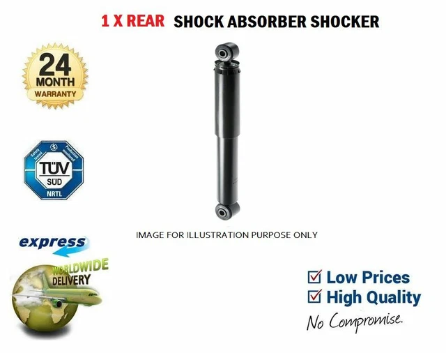 1X REAR AXLE Shock Absorber for TOYOTA COROLLA Saloon 2.0 D4D 2007-on £ ...