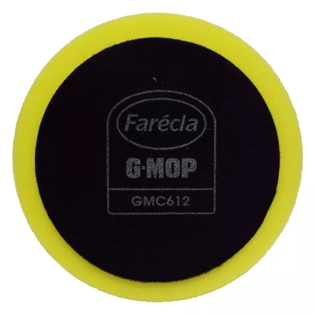 Farecla GMC612 GMOP Head 6” 150mm Yellow Compound Pad 2 Pack Hook & Loop GMOP