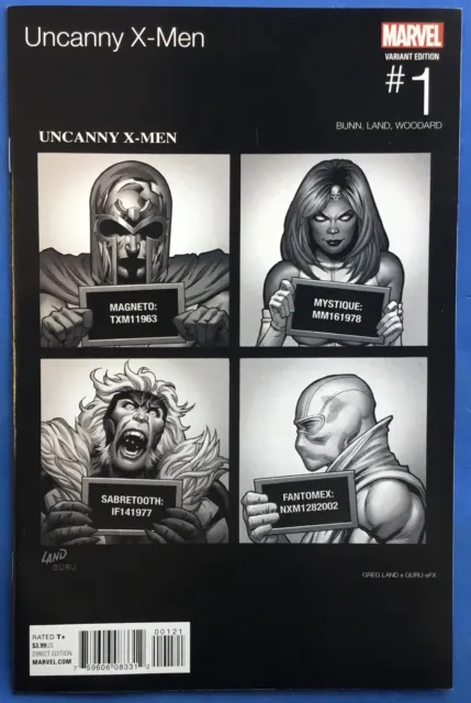 Uncanny X-Men No. #1 Hip Hop Variant March 2016 Marvel VG