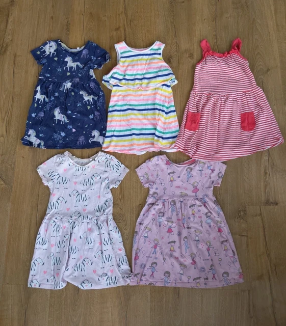 (#381) Girls Age 3-4 Years Summer Dress Bundle