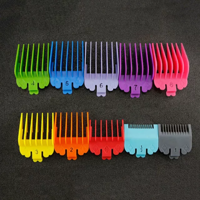 10pcs/Set Universal Hair Clippers Limit Combs Guide Attachment Size Replacement