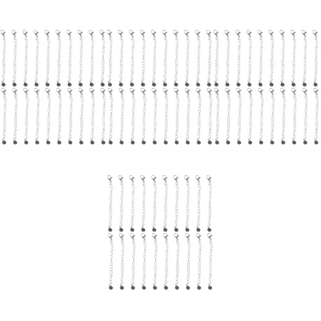 80 Stcs Halskette Armband Extender Ketten DIY Armband Schmuckverlängerungsketten