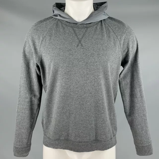 VINCE Taille M Gris Bruyère Coton Polyester Capuche Sweat