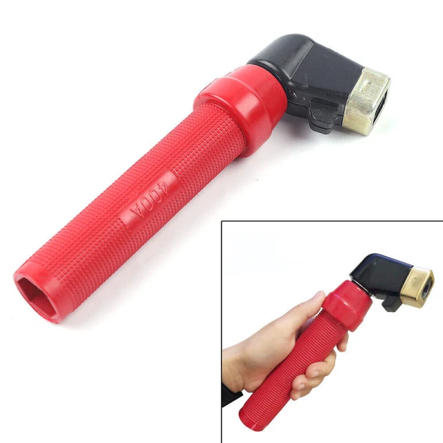 For Arc Welder 400A Welder Stick Rod Stinger Clamp Tool Electrode Holder Red