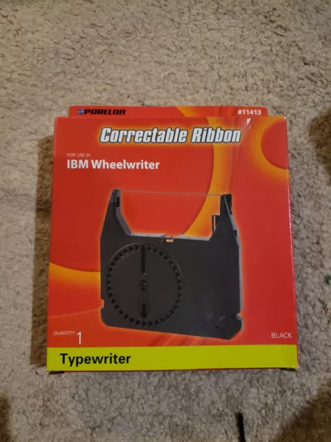 Porelon Correctable Ribbon 11413 For IBM Wheelwriter Typewriter Black