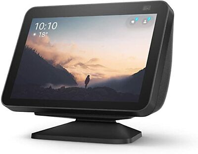 Supporto con Base Magnetica per Altoparlanti Intelligenti Nedoz Supporto Regolabile per Echo Show 8 e Echo Show 5 Nero 8 Supporto 