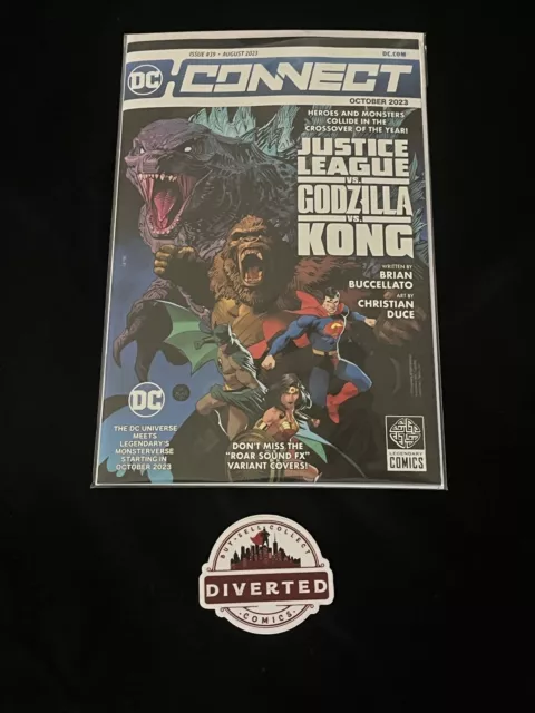 DC CONNECT #39 FOR OCTOBER 2023 - Justice League vs Godzilla vs Kong
