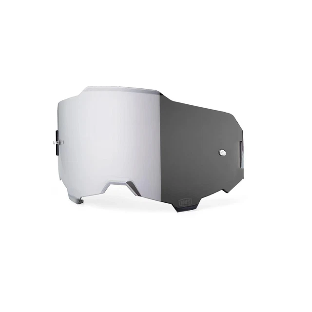 Occhiali Specchio Goggle Shop 100% Armega Motocross Argento