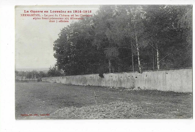 54  Xermamenil  Le Parc Du Chateau  Guerre De 1914
