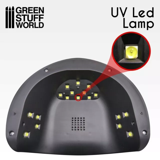 Lampara LED UV Ultravioleta -  led iluminación linterna luces secador resina uv 2