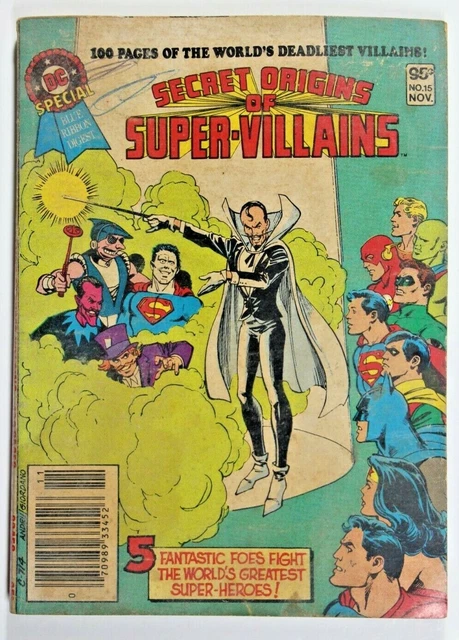 DC SPECIAL BLUE RIBBON DIGEST vol 2 #15 SECRET ORIGINS of SUPER-VILLAINS * 1981