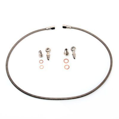 TRITDT Fits SUBARU WRX w/ Stock Mitsubishi TD04 TD05 Turbo Oil Feed Line Kit
