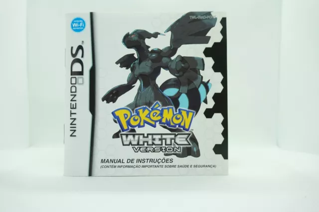 Pokemon White Edition portoghese libretto istruzioni per Nintendo DS NO manuale di gioco