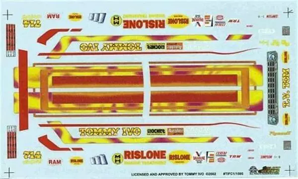 Slixx 1595 Tommy Ivo Arrow F/C-Tommy Ivo Drag decal