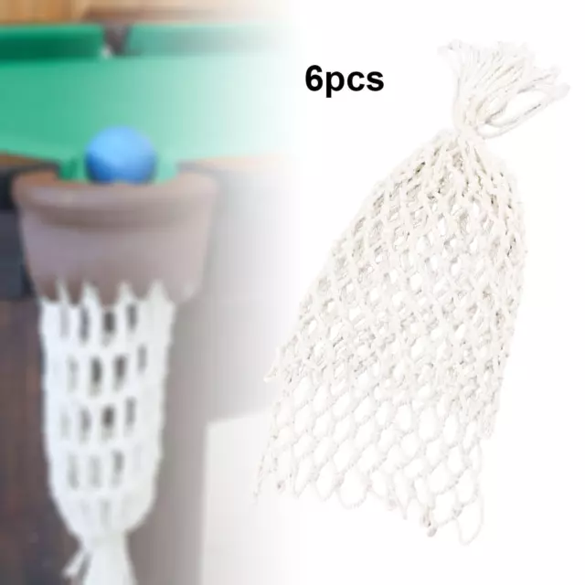 6 Pieces Billiards Nets Supplies for Enthusiasts Training Billiards