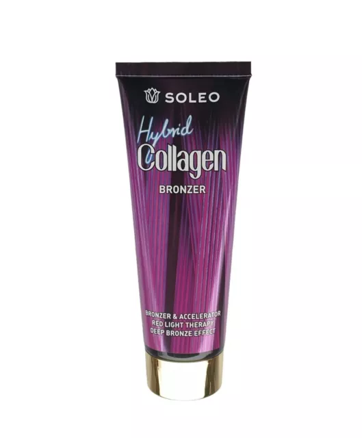 Soleo/Hybrid Collagen Bronzer 200ml/Solariumkosmetik/Bräunungslotion