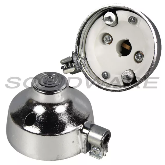 Rückteil für runde Blinker Ø 80mm (chrom optik) für MZ ETZ, TS, SIMSON