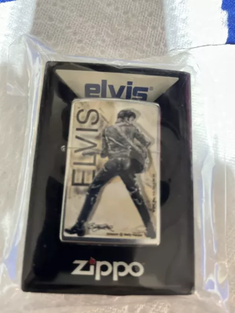 Zippo Elvis Presley Lighter Sealed In Box -Betty Harper Art Work