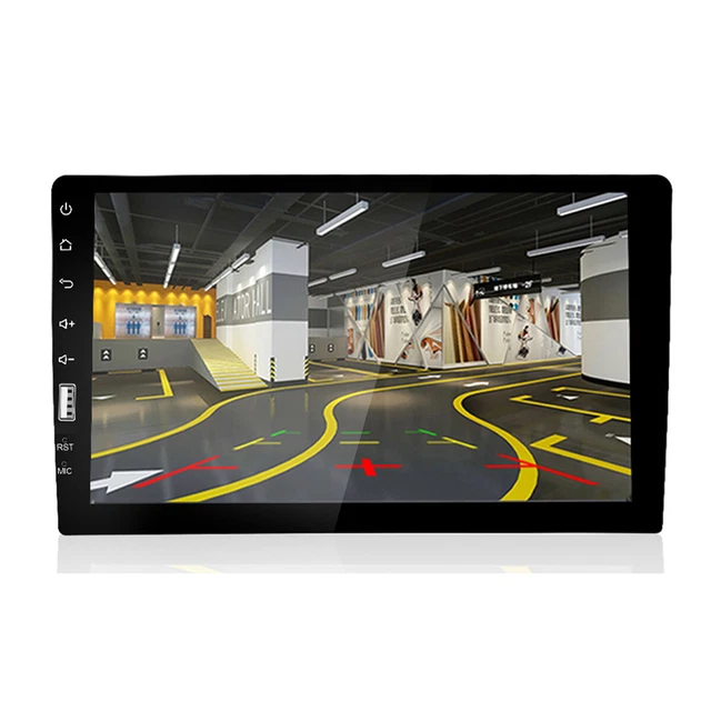 Single 1 Din 9in Car Stereo Radio Carplay Android Auto Touch Screen Audio Player