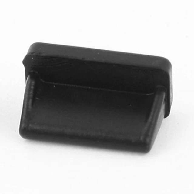 Port USB-Housse en Silicone Anti-poussière pour prise femelle 10 x Noir 2