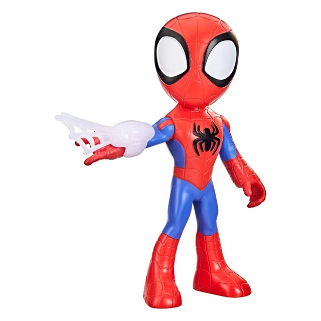 Marvel Spidey Set 7 Figure Supereroi – Spidey, Ghost-Spider, Miles Morales, Ms. Marvel, Hulk, Pantera Nera, Articolate, Regalo Bambini