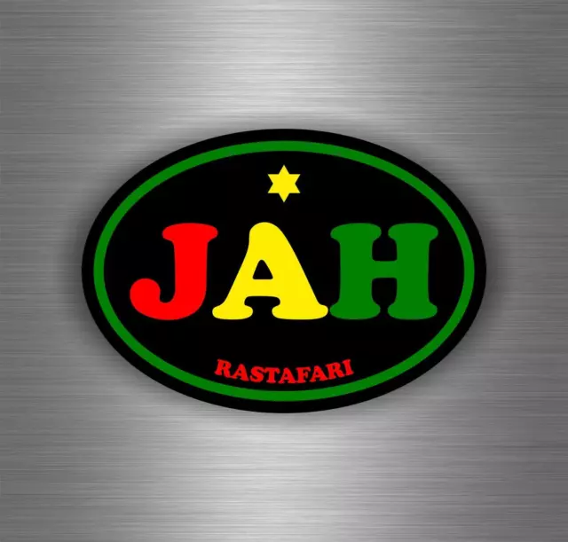 Sticker Car Rasta Reggae Love Lion Flag Jamaica ref10