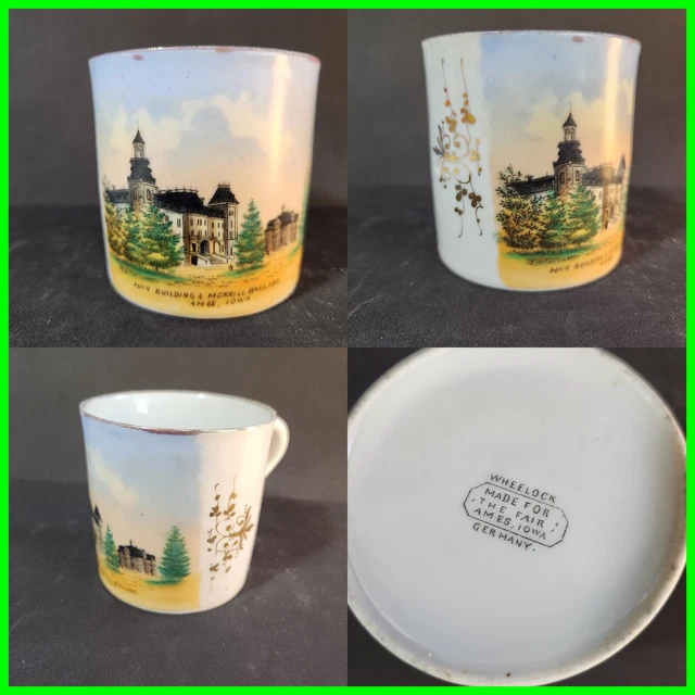 VINTAGE WHEELOCK GERMANY 1941 Mug/Cup made for the fair 'ames iowa' 14