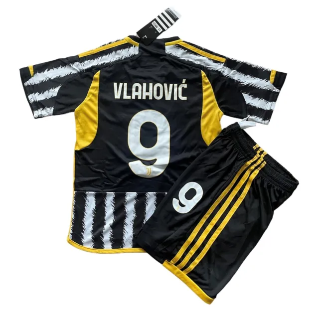COMPLETO CALCIO BAMBINO Juventus FC 2023/24 -Dusan Vlahovic tg. fino ai 13  anni EUR 35,90 - PicClick IT