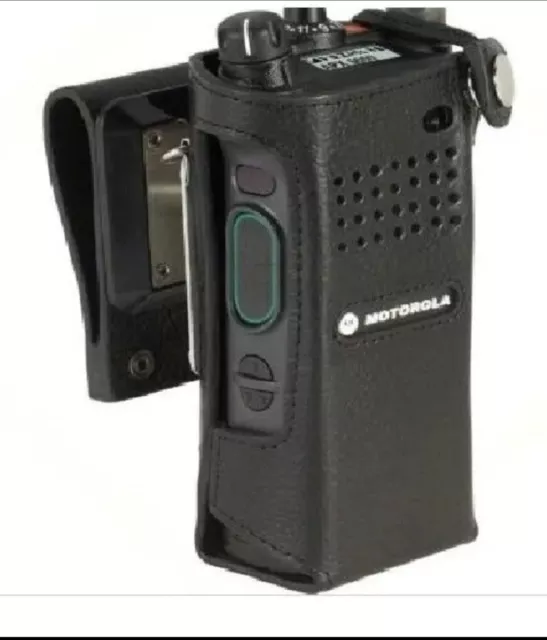 Motorola PMLN5657/ PMLN7904 Leather Carry Case for APX6000 with Swivel loop