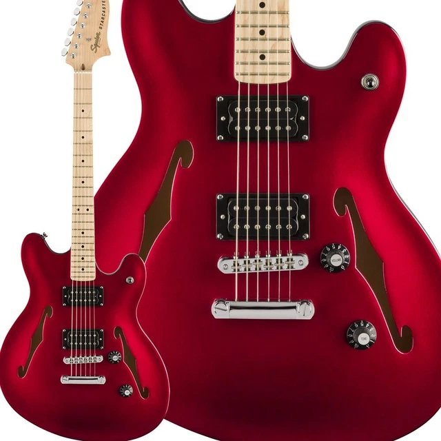 Squier By Fender Affinity Series Starcaster Maple Fingerboard Candy Apple Red
