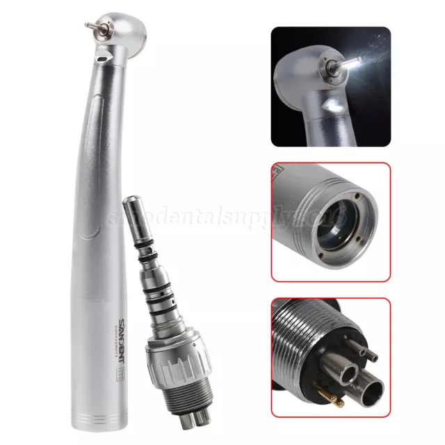 Dentaire Dental Fiber Optic LED Turbina Handpiece Large /Swivel 6Hole Coupler Y6