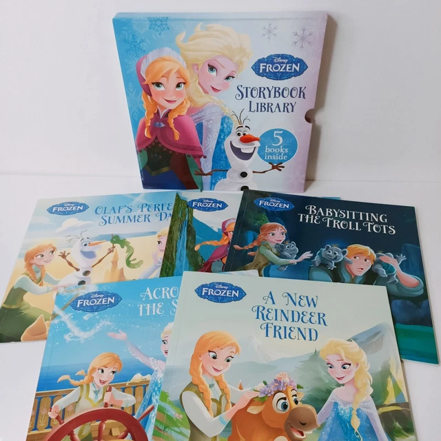 DISNEY FROZEN STORYBOOK Library x 5 books Boxset Paperbacks 14.60