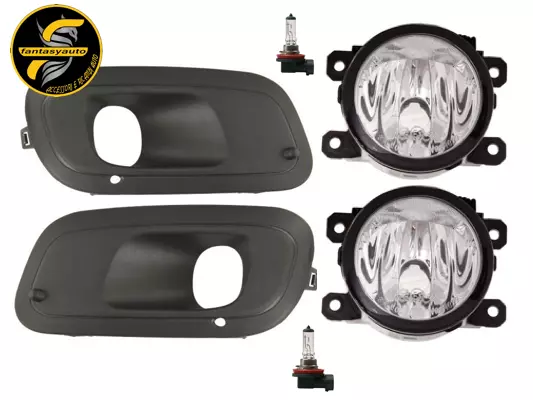 Fiat Panda 312 Dal 2012 > Kit Coppia Fendinebbia Con Cornici e Lampada H11