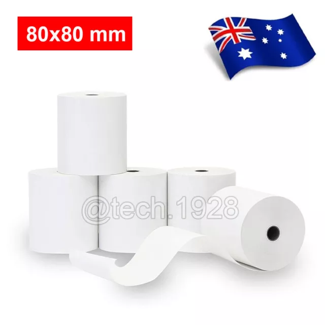 10/20/50 Rolls 80x80 mm EFTPOS Thermal Paper Cash Register Receipt Paper Roll