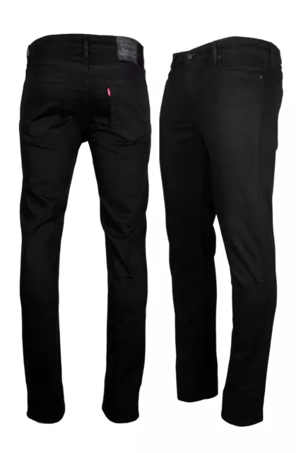 Levi's Men's 511 Slim Fit Jeans in Black 3D Washed 04511-2694