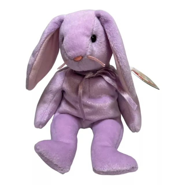 Ty Beanie Baby Floppity The Multi Colored Bunny Tag Easter Vintage 1996