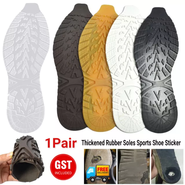 Pair Thicken Rubber Soles Sports Shoe Sticker DIY Replacement Shoes Repair Patch