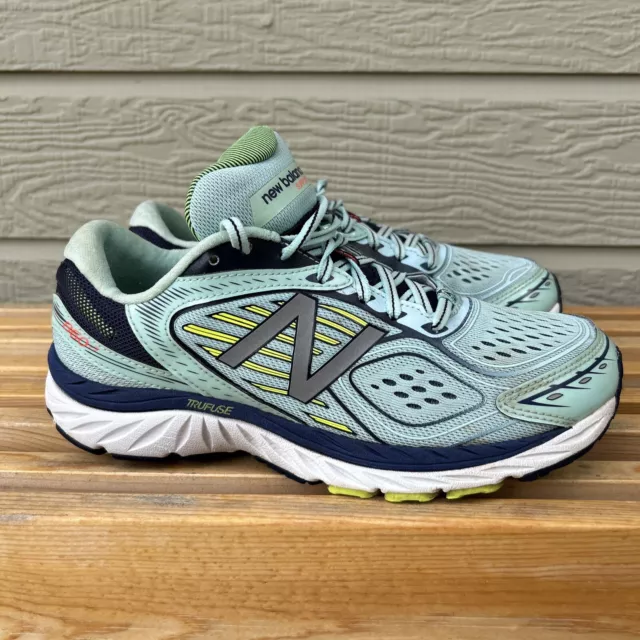 NEW BALANCE 860 V8 Womens Size 8.5 Blue Athletic Running Shoes Sneakers W860DP8 39.99 PicClick