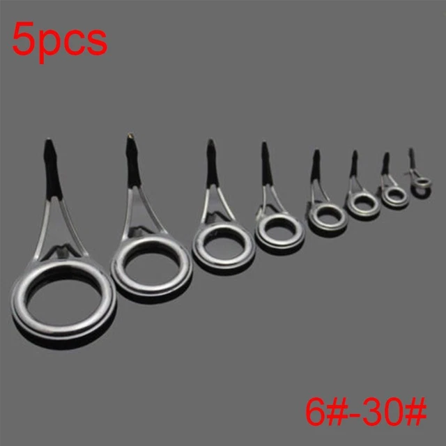 O Ring Occhio Ceramica Anello Canna da Pesca Guida Riparazione Punta Kit Attackle Box Accessori