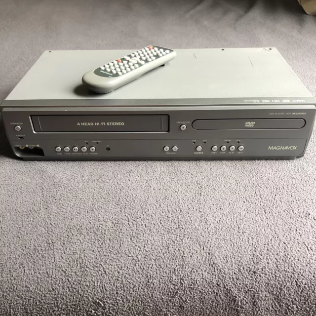 MAGNAVOX DV225MG9 4 Head HiFi Stereo VHS DVD Player & VCR Recorder w