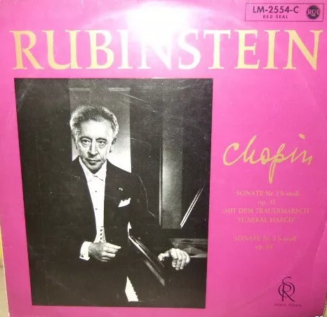 Rubinstein*, Chopin* - Sonate Nr. 2 B-Mo LP Album Mono Vinyl Scha