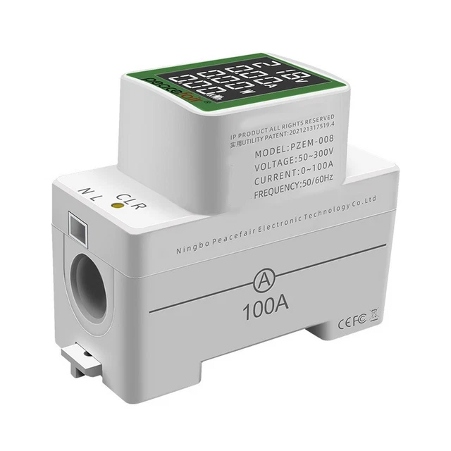 Voltmetro Guida Binario CT Corrente Display Digitale Power Metro Tensione Tester