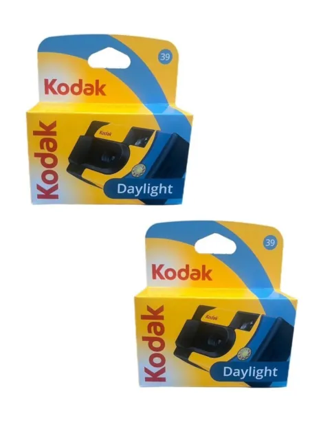 Cámara de un solo uso Kodak Daylight - 39 exposiciones (paquete de 2 cámaras)