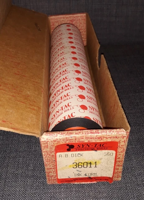 SYN-TAC Syntac AB Dick 360 Ink Form Roller # 36011 New!