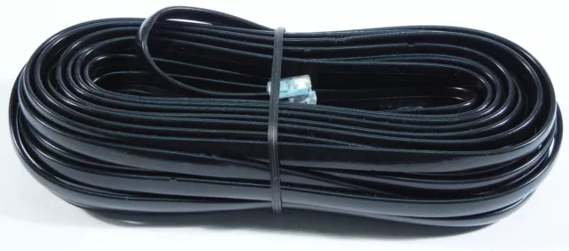 NCE 6-Wire Straight Cab Bus Cable RJ12-40, 40' RJ12 Cable For RPT1 Wirin 5240220