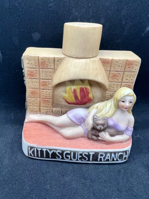 Vintage Dug's Decanter Kitty's Guest Ranch Brothel Empty