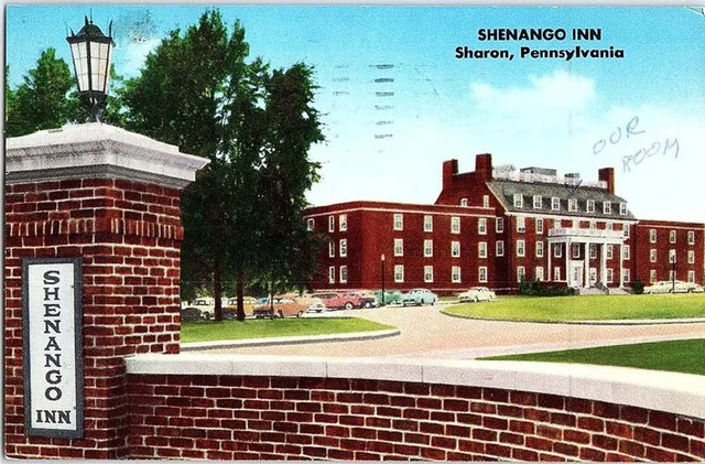 Postcard HOTEL SCENE Sharon Pennsylvania PA AI8828