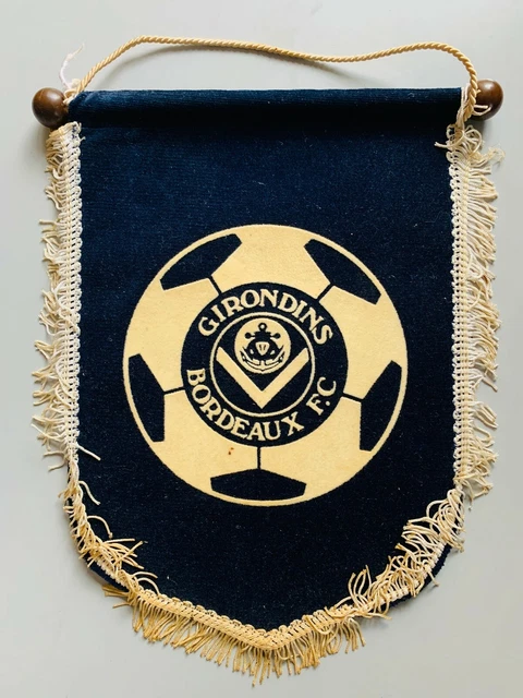 Fanion Girondins De Bordeaux - Ancien - Velours - Avant 2000 - France